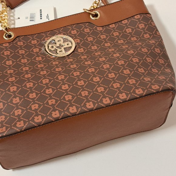 Rodier Neo Cafe Handbag with Crossbody Strap NWT - Picture 7 of 8